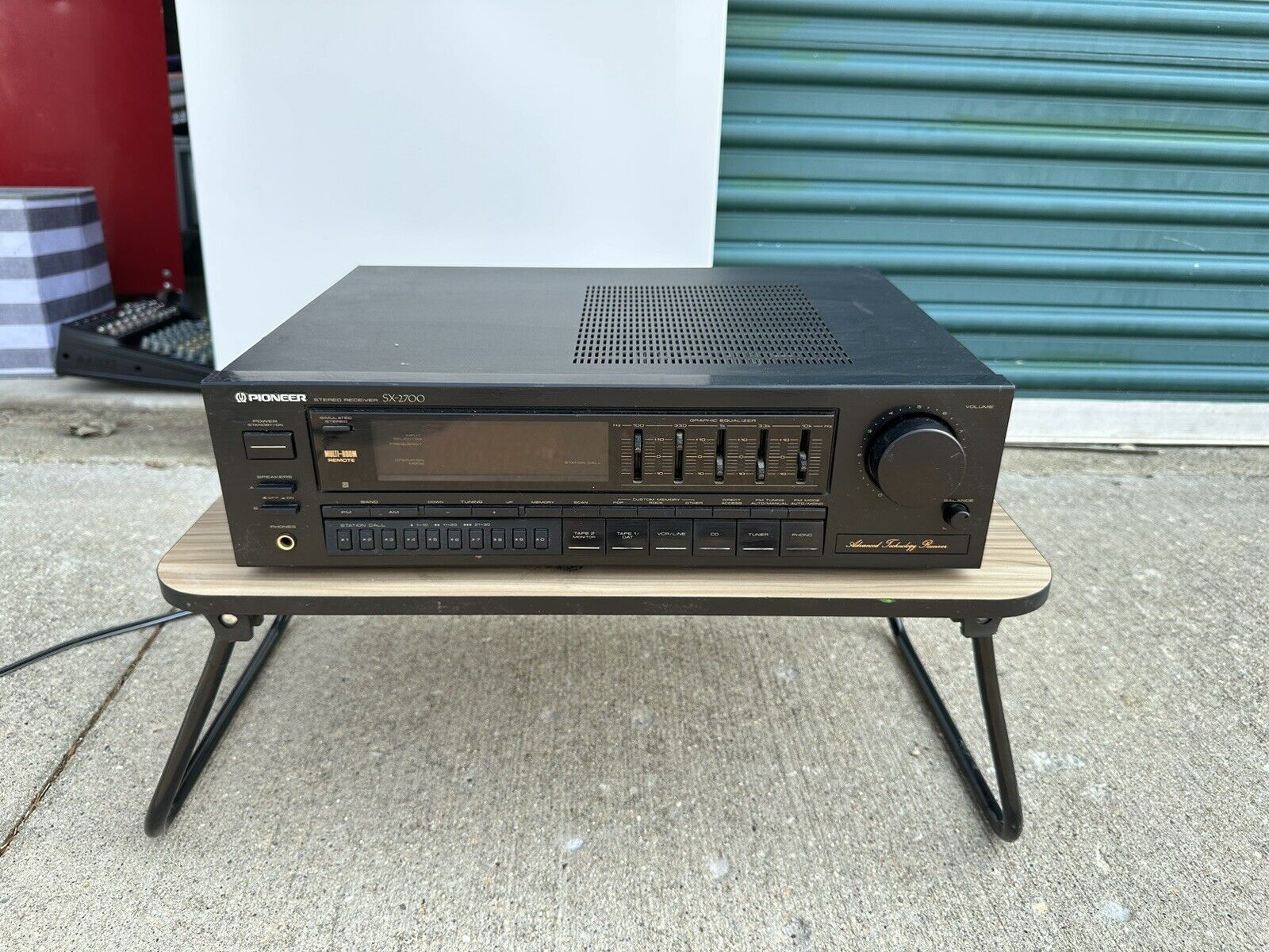 Pioneer Stereo Audio Receiver SX-2700 Graphic Equalizer
