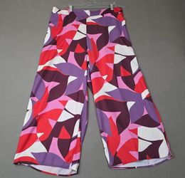 ELOQUII Abstract Print Wide Leg Pants Women’s Plus 18 Pull On High Rise NWT
