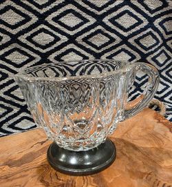 Vintage Cut Crystal Creamer