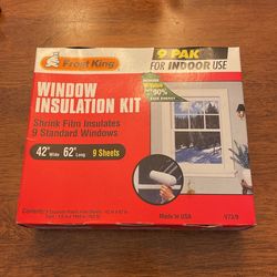 Unused Unopened - window insulation kit