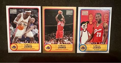 LEBRON JAMES TOPPS BAZOOKA 2003 ROOKIE CARD LOT