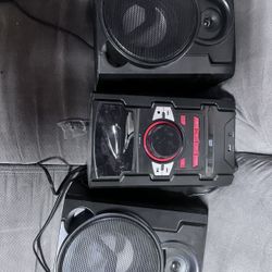 Onn 100w CD/Bluetooth Speaker Setup