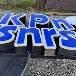 Metal Light Up  Letters