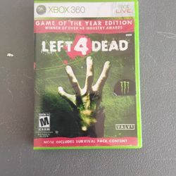 Xbox 360 Game Left 4 Dead, In Orginal Package