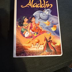 Disney Aladdin Collectible Mini VHS Display