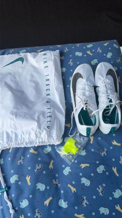 Nike Zoom Superfly Elite 2 Track & Field Spikes AtomKnit White/Black/Green