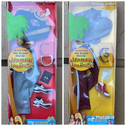 New Barbie My Scene Jammin’ In Jamaica Fashion Scene Boy Outfits $28 each 2003