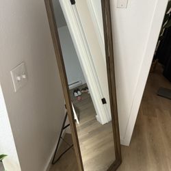 Floor Mirror Brown