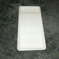 8 Total Brand New Vintage milk Glass Dental Tray