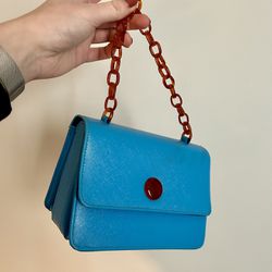 Vintage Blue Handbag