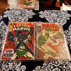 Rare captain Marvel 5 And 13, 1st appearance excellent condition