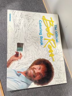 The Official Bob Ross Coloring Book