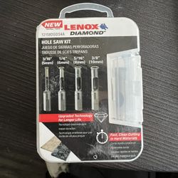 Lenox Diamond Hole Saw Kit (12158DGDS4A)
