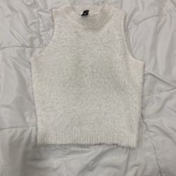 White Turtleneck Shirt For Special Events