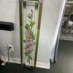 Roses Stain Glass Decor