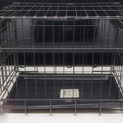 Wire Dog Crate. Single Door Folding