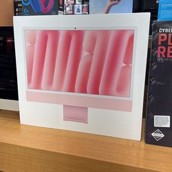Pink Apple iMac M4 Chip 16 GB Ram 256 GB Ssd