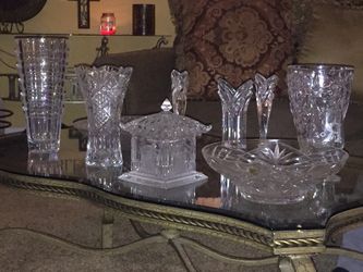 Beautiful crystal pieces all for one price OBO