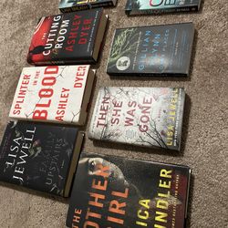 Set of 8 Books Suspense/Thriller