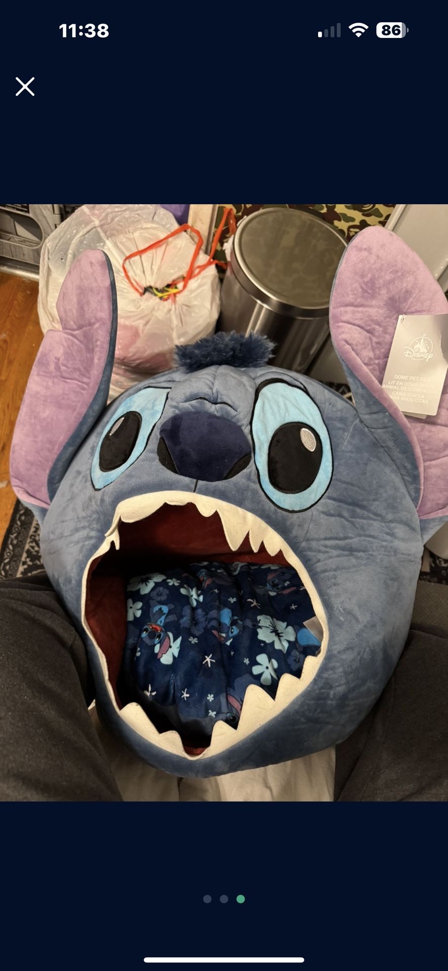 BRAND NEW STITCH DOG BED