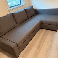 Great Dark Grey Sectional/Bed