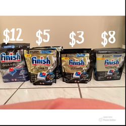 Finish Dishwasher Tablets $3-$12