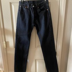 Jeans Negro LEVI 501 - Size W28 L32 