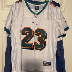 Miami Dolphins Jersey Women’s Large Ronnie Brown