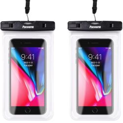 Waterproof Phone Pouch Black-2 Pack