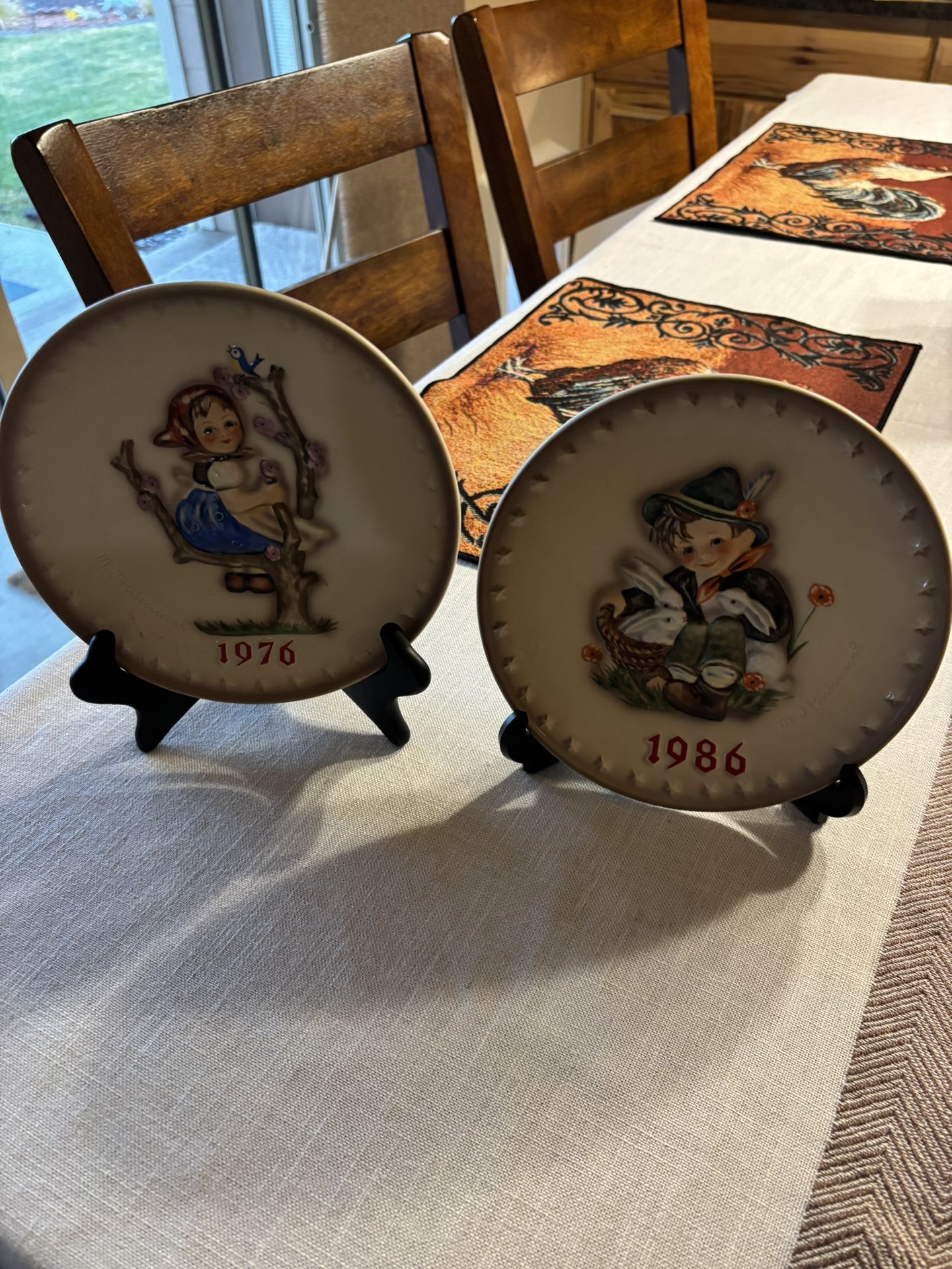 Set of Two Collector Hummel Plates
