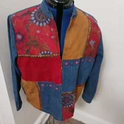 Dunner Patchwork Jacket 14P Colorful Grandmacore