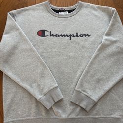 Men’ Gray Champion Fleece Size XXL 