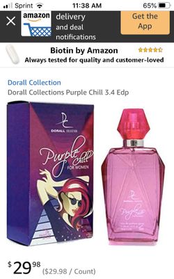 DORALL COLLECTION Purple Chill women’s perfume. NEW!! 3.4 oz. no box