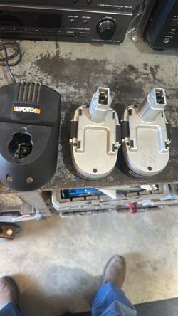Worx battery and charger