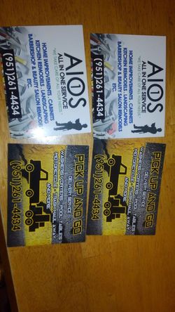 Pick up and go delivery service