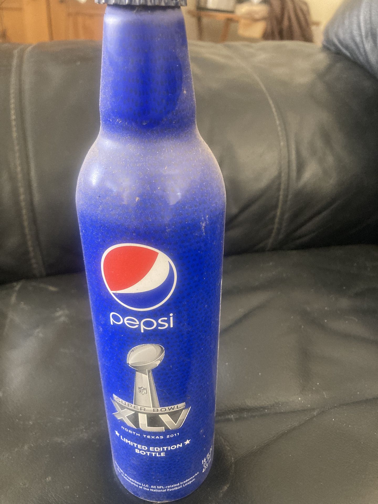 2010 XLV Super Bowl Limited Edition Pepsi Bottle