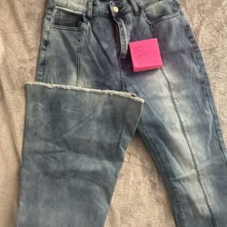 Bell Bottom Blue Jeans 
