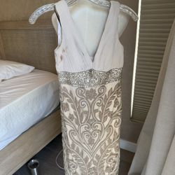 Sue Wong Embellished Brocade Dress