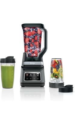 Ninja BN751 Professional Plus DUO Blender, 1400 Peak Watts, 3 Auto-IQ Programs Sandstone color