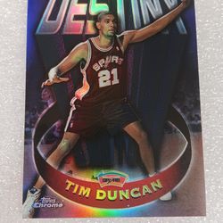 Tim Duncan 1997-98 Topps Destiny Refractors