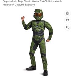Disguise Halo Boys Classic Master Chief Infinite Muscle Halloween Costume
