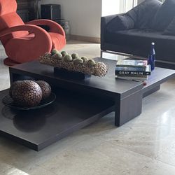 Dark Brown Coffee Table 3 Pieces Mix And Match