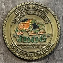 Operation Enduring Freedom Guantanamo Bay Cuba Military Challenge Coin