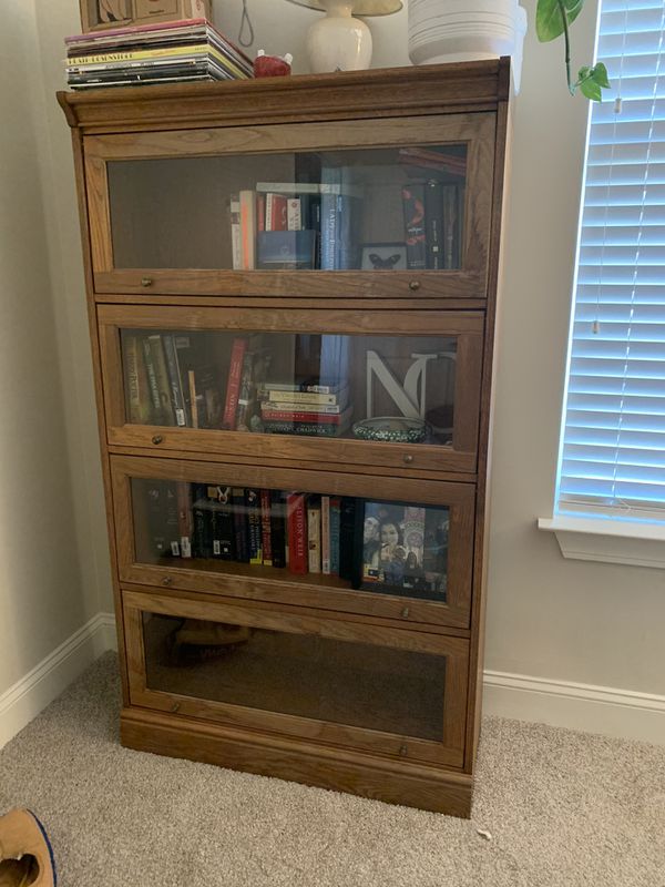 Vintage Solid Oak Bookcase OBO for Sale in Durham, NC ...