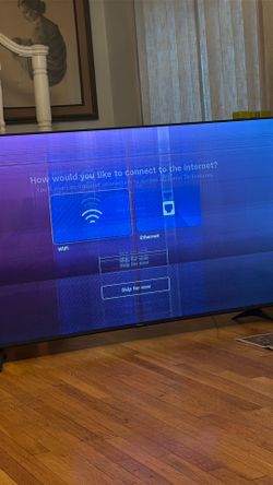 Cracked 65 inch tv