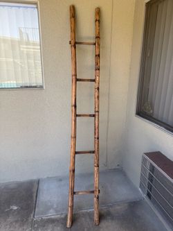Bamboo Blanket Ladder 87cm x 11cm- yes, available!