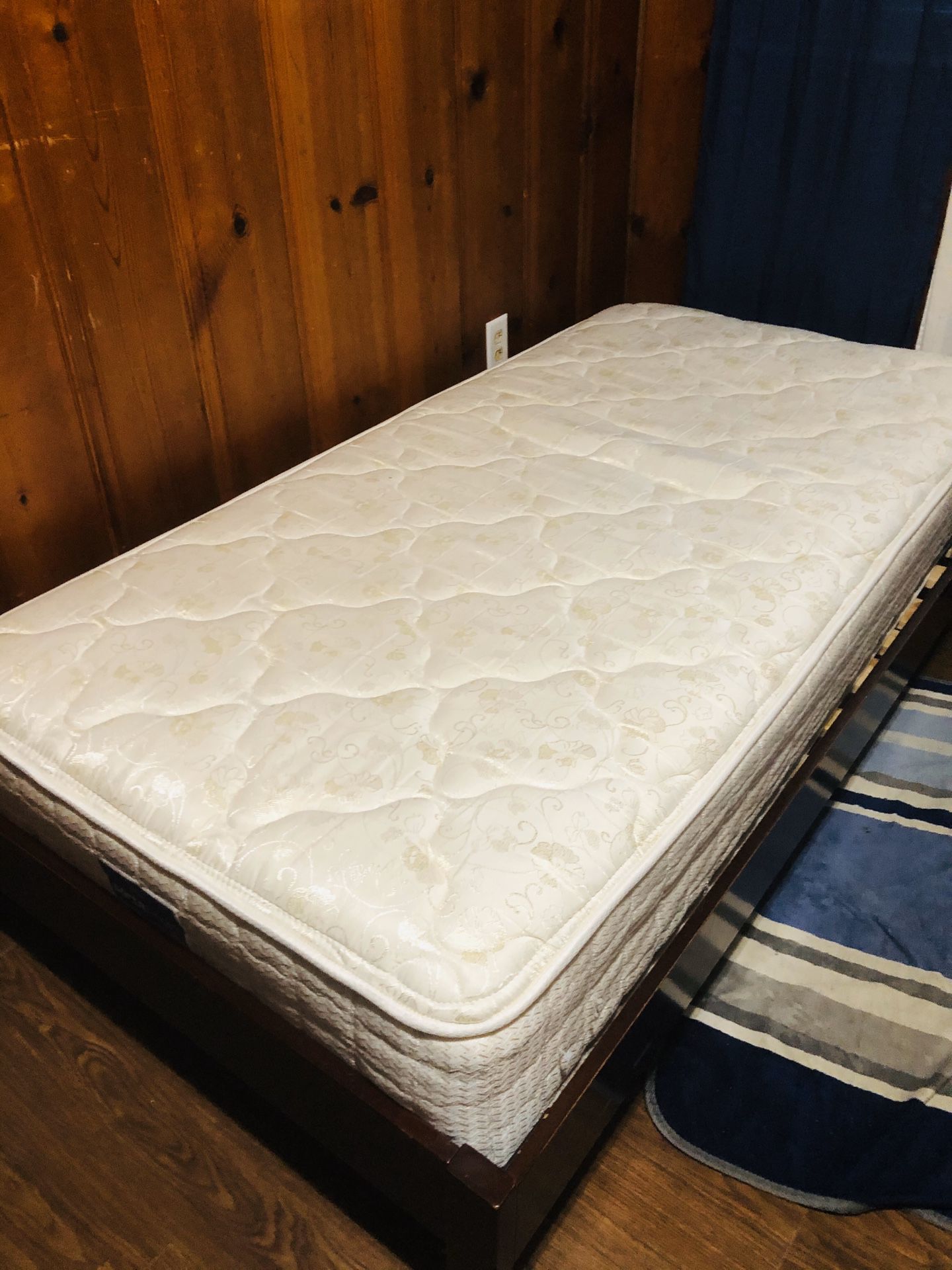 Twin bed & mattress