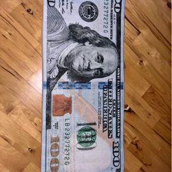 100$ Bill Rug