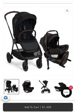 Néw Nuna triv next stroller and Nuna PIPA aire rx infant car seat