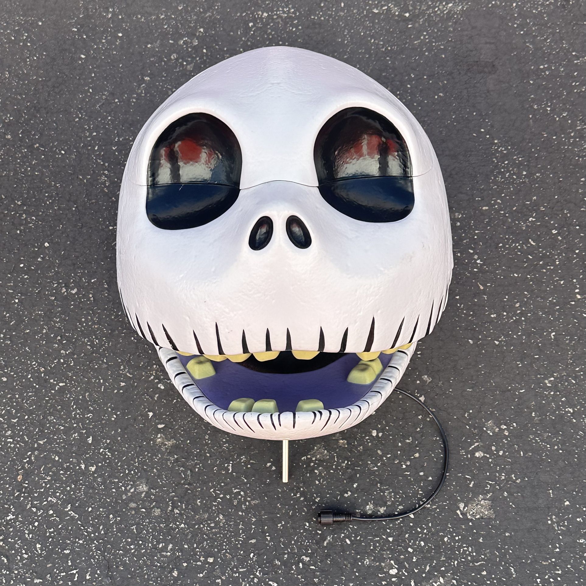Head ONLY Nightmare Before Christmas 13Ft Giant Animated Jack Skellington Statue Display Halloween Skeleton